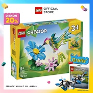 LEGO Creator 31384 Wild Animals: Colorful Hummingbird (312 Pieces) Building Block Toys Bricks