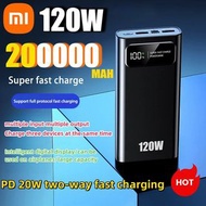 Xiaomi 200000mAh Power Bank 120W Super Fast Charging High Capacity Portable Digital Display External