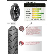 High Quality☇Corsa S123 tayar tubeless tyre 70/90-17 80/90-17 90/70-17 90/90-17 100/70-17 110/70-17 120/70-17 130/70-17