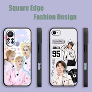 Casing For Samsung Galaxy S20 S22 S10 S23 S21 Ultra Pro Fe Plus BTS Jimin Art Design aesthetic HR004 Phone Case Square Edge
