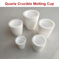 High Temperature Quartz Crucible for Induction Melting Furnace,Jewelry Making,Metal Casting,High Fre