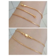 MILANO & ITALY SANTA ADULT NECKLACE AUTHENTIC 925 SILVER GOLD PLATED 925 Silver Necklace