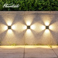 【Free Shipping】Warmtaste LED Solar Wall Lamp Outdoor Waterproof  Night Light  Fence Light Garden Dec