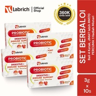 LABRICH TRIBIOTIC Probiotic and PrebioticBlood Orange 10 Sachets Digestive Immune Support HIGH VITAM