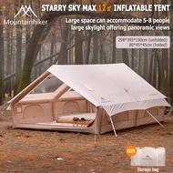 MOUNTAINHIKER Khemah kembung12㎡pro inflatable tent 8-15 person camping tent waterproof breathable po