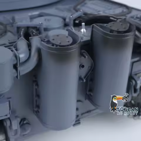 Toys Heng Long 1/16 7.0 Tiger I RTR RC Tank 3818 W/ Barrel Recoil 360°Turret Metal Tracks Wheels BBs