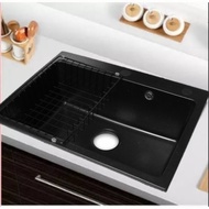 Kitchen Sink Silgranite 6045 Hitam / Bak Cuci Piring Granit