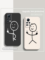 Casing Infinix Note 8 8I 11 11PRO 11S Matching Couple Set Cute Funny Shockproof Soft Silicone Phone Cover
