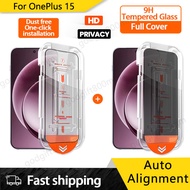 Screen Protector For OnePlus 15 13R 13S 13T 10R 9 9R 9RT Easy Install HD Privacy Tempered Glass With