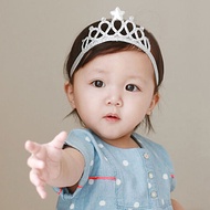 ✨ Kimi ๑ Baby Girls Cute Crown Hair Band Children Hair Accessories Shiny Princess Headdress