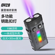 ไฟฉายเลเซอร์ขนาดเล็กแบบพกพาสำหรับกลางแจ้ง SK05 พร้อมหัวเข็มขัด ไฟ LED แสงสีสันสดใส 8 ระดับแสง ทนทานต