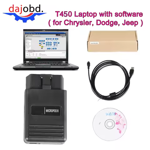 For Chrysler Diagnostic Tool wiTech MicroPod 2 V17.04.27 with T450 Laptop Updates available online a