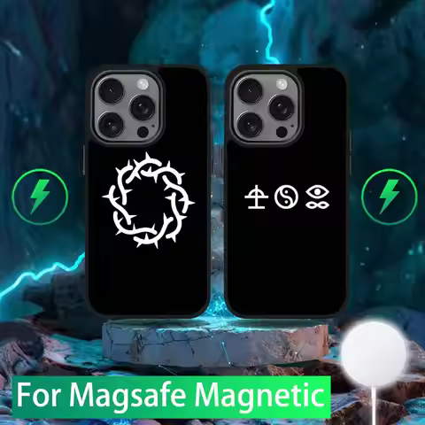 Rock Bad O-Omens Phone Case For iPhone 16,15,14,13,12,11,Pro,Max,Plus,Mini,SE New Magsafe Magnetic W