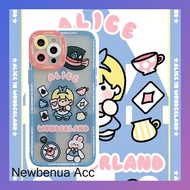 Alice Wonderland Camera Protective Case for Oppo A15/A15s, A33/A53, A3s/Realme 2 U1 U2 C1 A5s A12 A1