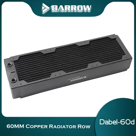 Barrow 360MM Radiator Copper Computer Case Discharge Heat Sink CPU cooler Suitable 60mm Thick For 12
