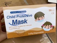 歐美女士，中童口罩😷