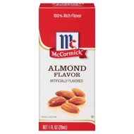 McCormick Almond flavor กลิ่นผสมอาหารยี่ห้อ MC Cormick แม็คคอร์มิค กลิ่นอัลมอนด์  29 ml