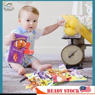 🌸M'sia STOCK🌸3D Animal Tail Soft Cloth Book Baby Cloth Book  For Toddler Kids Educational Toys D1