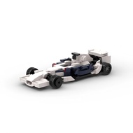 MOC-82731 Formula Garage Garage BMW Sober F1.08 Building Block Assembly Toy Compatible Lego07141039 