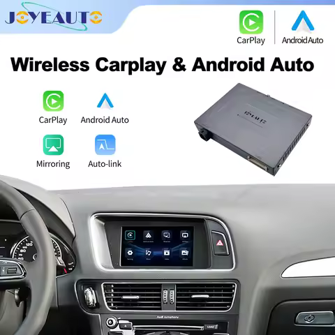 JoyeAuto Wireless Apple CarPlay Android Auto Interface For Audi A4L A5 Q5 No MMI 2010-2016 Mirror Ai