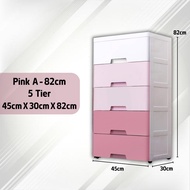 5 Layer Plastic Cabinet Storage Multipurpose Storage Box Drawer Cabinet Plastic Drawer Cabinet Rak Laci Almari