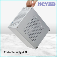 NCYHD Mini Itx Computer Case Mini Itx Gaming Desktop Case with Graphics Card Support Aluminum Alloy 