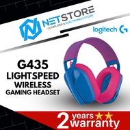 LOGITECH G435 LIGHTSPEED WIRELESS GAMING HEADSET - BLUE & RASPBERRY - 981-001063