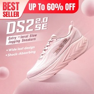 【Wide Fit(2E)】Qiaodan DS2 2.0 SE Women Running Shoes Cushion Trainer Enhanced Stability