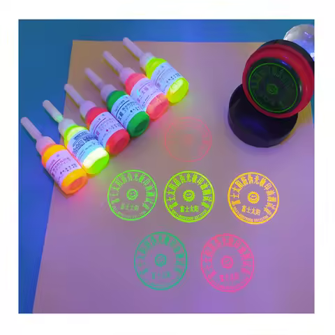 Security oil UV invisible ink Anti-counterfeiting Fluorescent Special Ink for flash stamp self inkin
