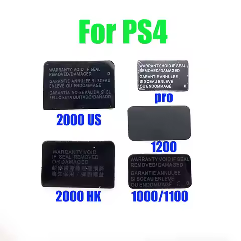 Label Sticker For PS4 Pro Slim 1000 1100 1200 2000 Console Housing Seals Tamper-Proof Label Warranty