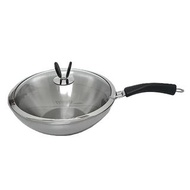 德國 雙人牌ZWILLING–TWIN I.V.I GL 30CM 單柄中式炒鍋 型號：40409-300