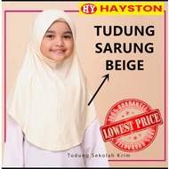 TUDUNG SARUNG AWNING LEMBUT SCUBA BEIGE AWNING LEMBUT SCUBA | TUDUNG SARUNG AWNING LEMBUT SCUBA BEIG