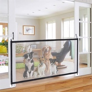 【CB】 Mesh Pet Gate Pet Pet Safety Enclosure Isolation Net Portable Folding Stair Gate Flexible Magic