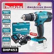 (PROMO PRICE) MAKITA 18V Cordless Hammer Driver Drill DHP453 / DHP453Z / DHP453SYE / DHP453RFE - 1 Year Warranty