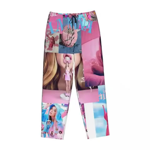 Custom Spanish Lola Indigo Women Pajama Pants Lounge Sleep Sleepwear Bottoms with Pockets