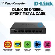 D-Link DGS-108GL 8 Port Gigabit Metal Case Dlink DGS-108 GL / NET03-DL