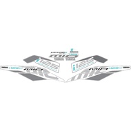 Yamaha M3 / Mio i125s White Decals