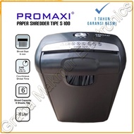 MESIN New PROMAXI S100 Strip Cut Paper Shredder - Paper Shredder S-100