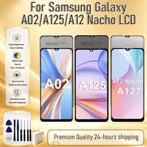 IPS For Samsung Galaxy A02 LCD A12 Display Touch Screen Digitizer Assembly For Galaxy A12 Nacho LCD 