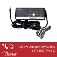 Lenovo Adapter สายชาร์จ อะแดปเตอร์ 20V/3.25A 65W USB Type-C (le006 oem) ส่งฟรี