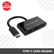 3 In 1 USB 3.1 Type C To USB 2.0 Hub Micro OTG TF/SD Card Reader For Type-c Devices With OTG Function
