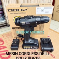 best seller! BOR CORDLESS DRILL BATERAI 21V DOLIZ BD618 BOR CAS MERK