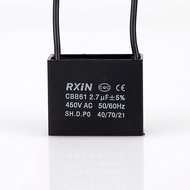 2PCS RXIN CBB61 2.7UF Motor starting Capacitor 2.7UF 450VAC Fan Capacitor