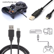 Nobleflying Black micro usb charging data cable cord for playstation 4 ps4 controller
 SG