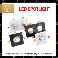 LL LED Spot Light Recessed GU10  Adjustable White/Black/Silver Downlights