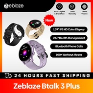 New Zeblaze Btalk 3 Plus Voice Calling Smart Watch 1.39'' Large HD Color Display Fitness Tracking Sm