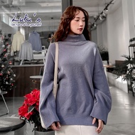 LULULS [A01211041] Clearing Stock Discount Sale C Ribbed High Neck Knit Top 3 Colors 1216