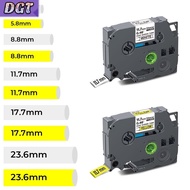 DGT 5.8/8.8/11.7mm Heat Shrink Tube Tape Compatible with Brother HSe Tape hse231 hse211 hse221 hse24