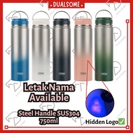 Tyeso Gradient Thermos Letak Nama Custom Name Tumbler 750ml Double Wall Insulation Thumbler Flask Wa