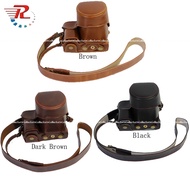 Sony A6400 Luxury Leather Camera Case Bag For Sony A6400 A6300 A6100 A6000 18-55mm Lens With a Shoul